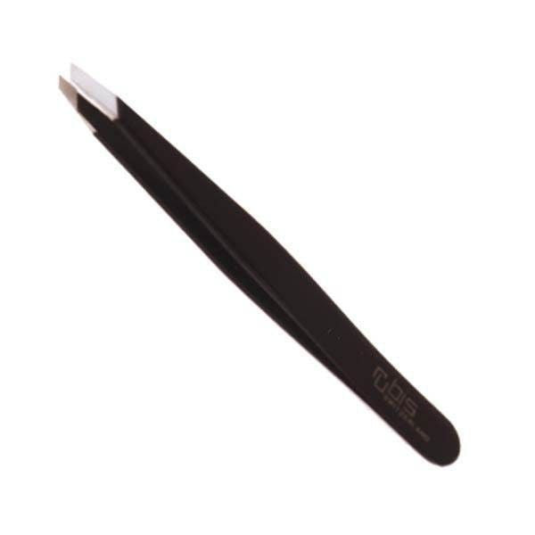 Pinza Depilar Rubis Slanted Negra