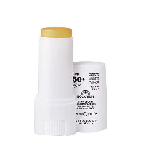 Solarium SPF 50 Stick Protección Solar En Gel Transparente Rostro y Cuerpo 9 ml