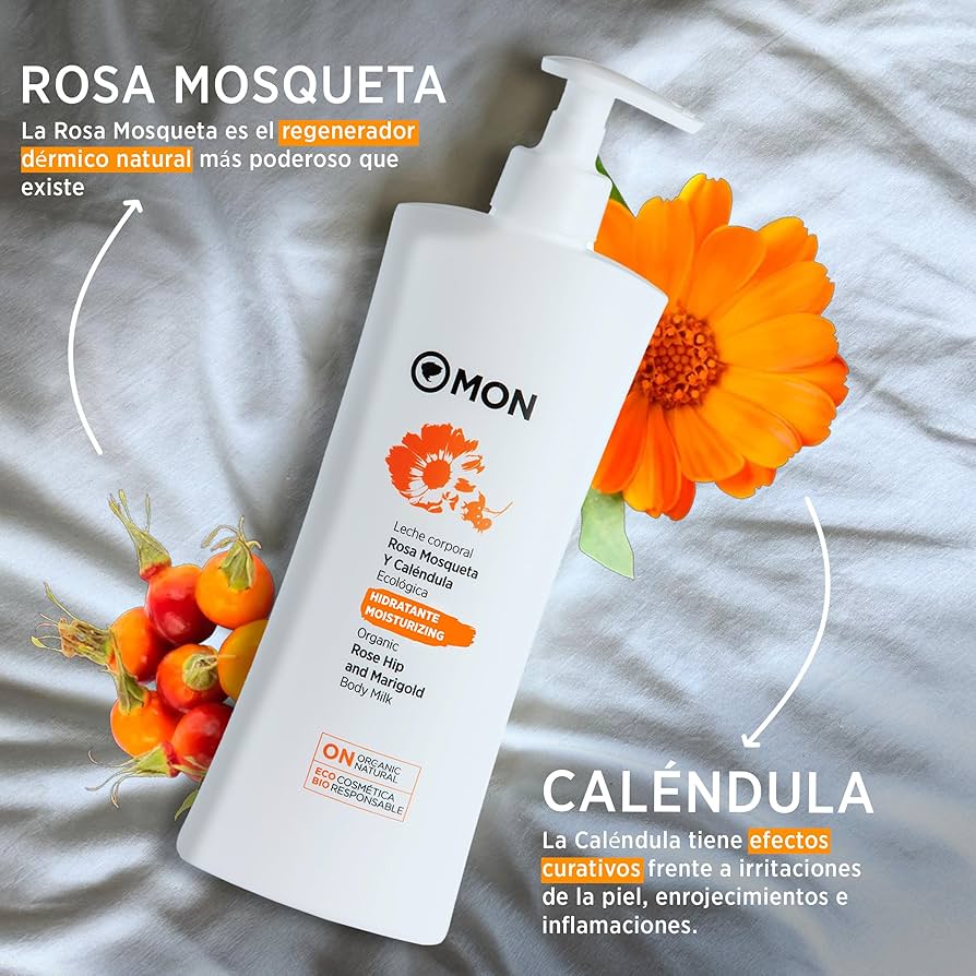 Leche Corporal de Rosa Mosqueta y Calendula 500 ml