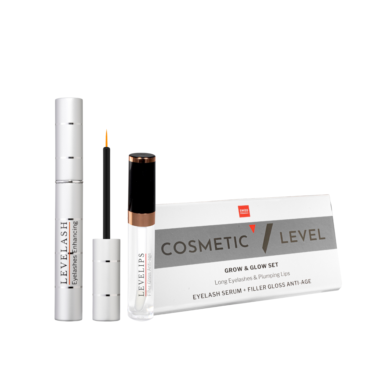 LEVEL LASH - Pack Level Grow & Glow (Serum+Gloss) 3ml+6ml