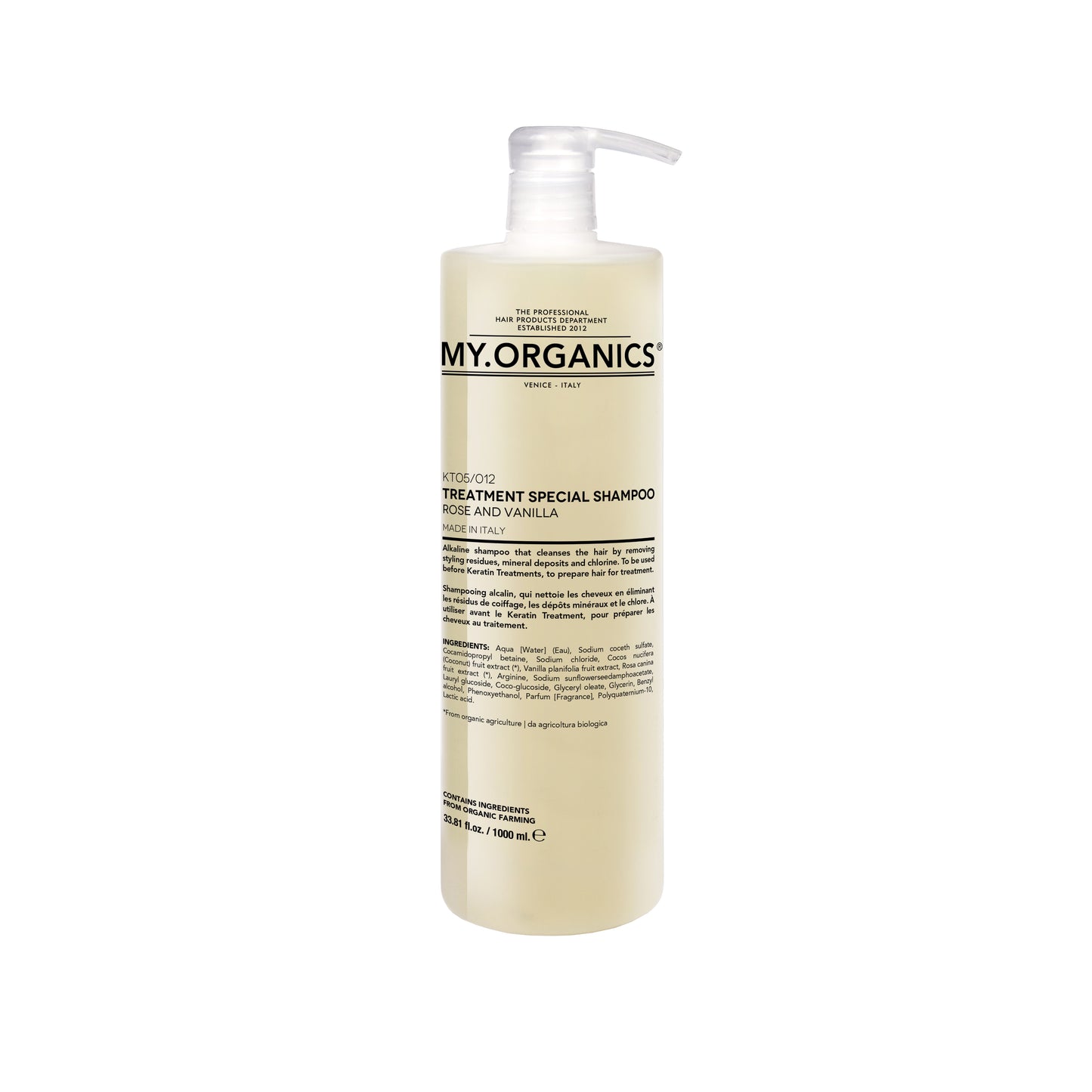 The Organic Pro-Keratin Special Shampoo x1000ml