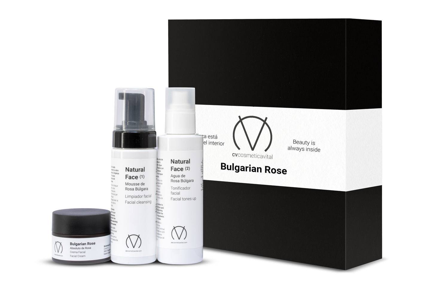 cv cosmetics Pack Navidad Rosa Bulgara