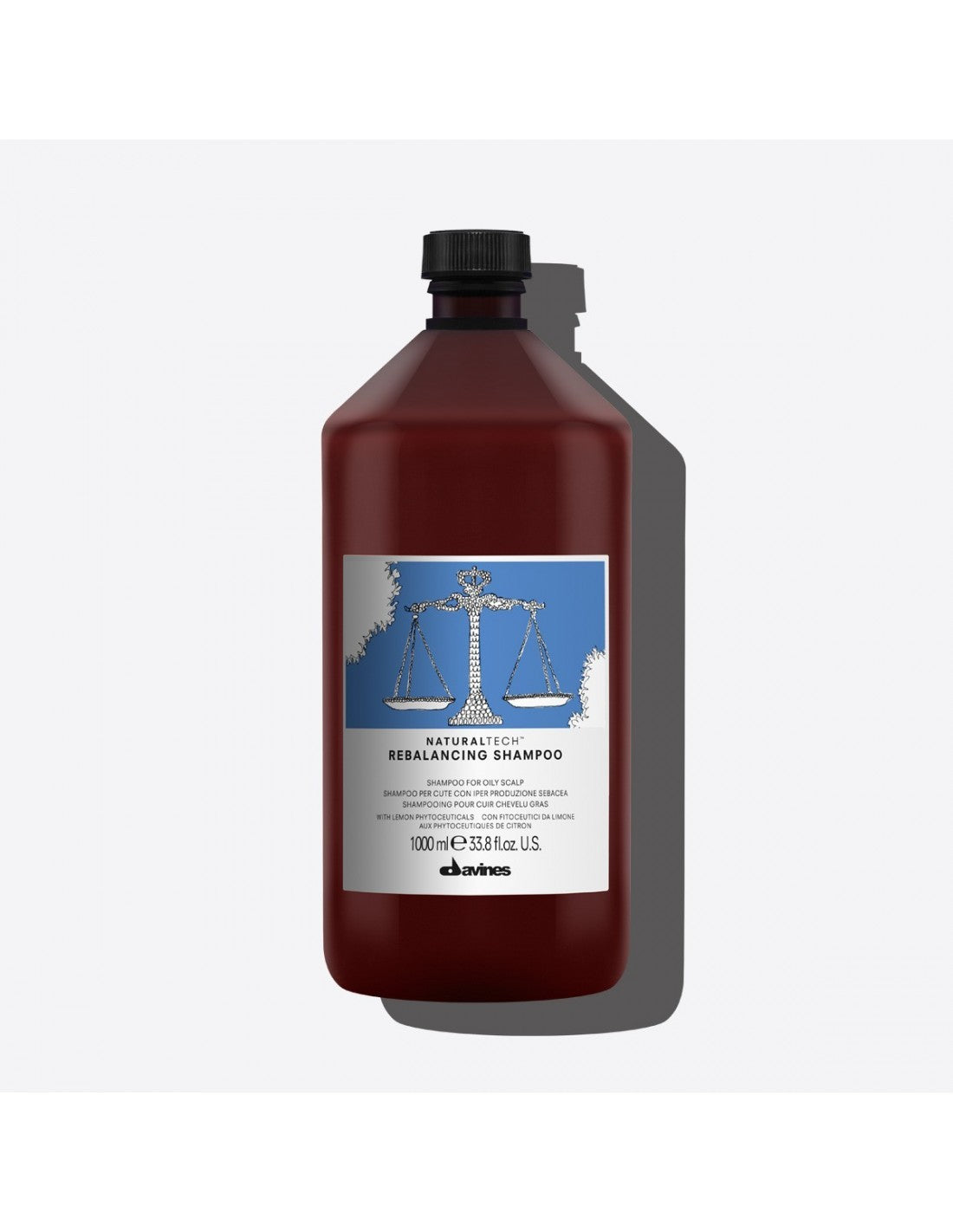 davines REBALANCING CHAMPU LITRO.