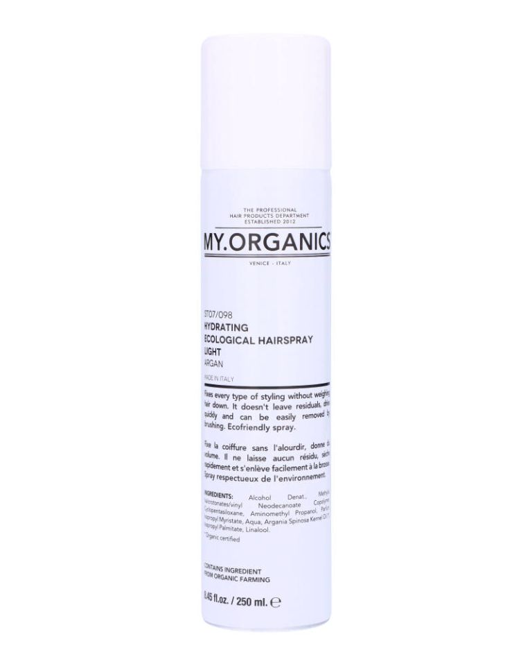 my organics The_Organic_Hydrating_Ecological_Hairspray_Light_x250ml