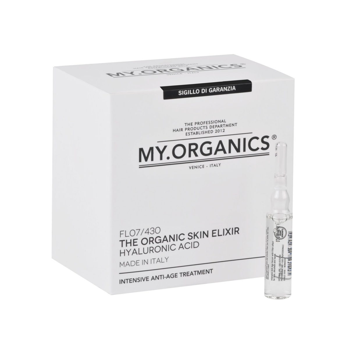 The Organic Skin elixir 6 Vials x6ml