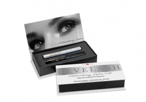 Level Lash Eyelash Serum + Máscara XXL Volume - Pack