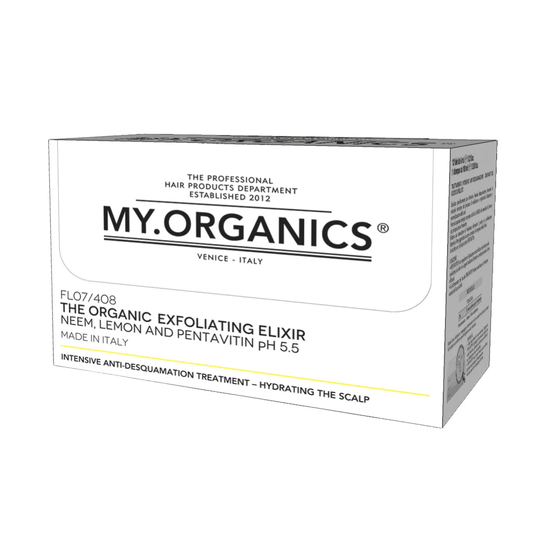 The Organic Exfoliating Elixir 12 Vials + shampoo x6ml