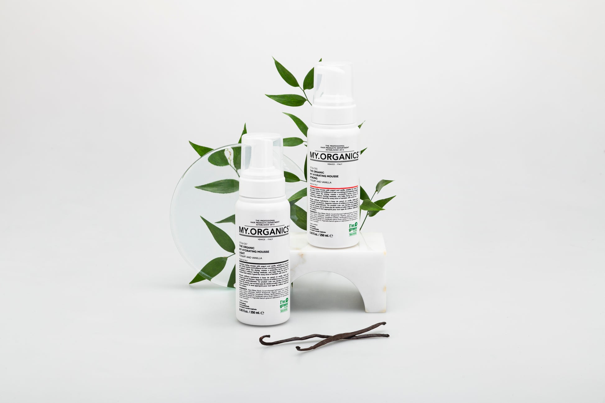 The Organic Hydrating Mousse Strong x250ml my organics