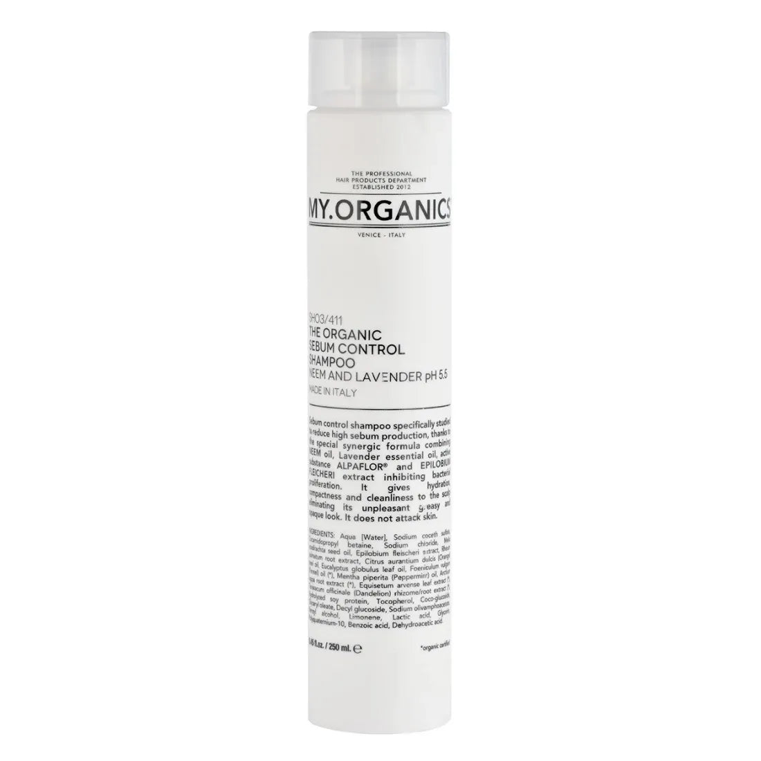 The Organic Sebum Control Shampoo x250ml