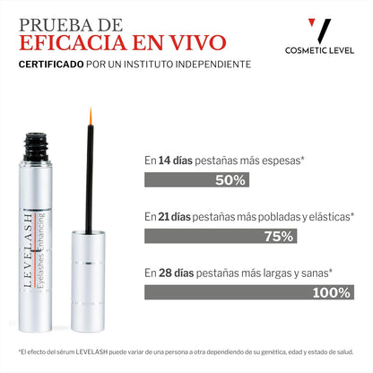 LEVEL LASH - Sérum Potenciador de Pestañas - Eyelash Enhancing