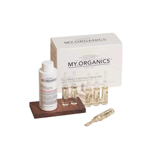 my organics The Organic Revitalizing Elixir 6 Vials + Shampoo x6ml