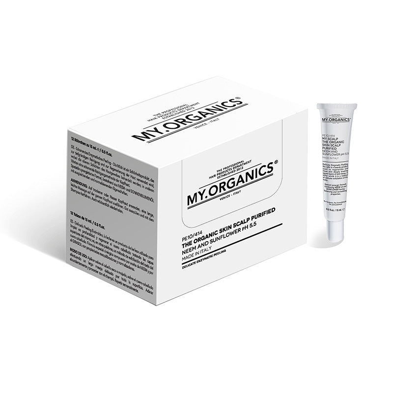 my organics The Organic Skin Scalp Purified Box 12 unidades x15ml